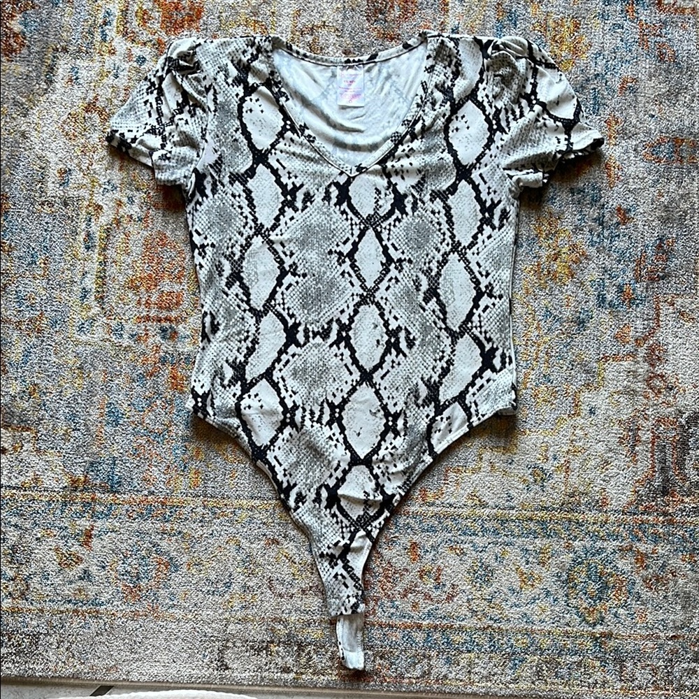 Snake Print Women's body suit